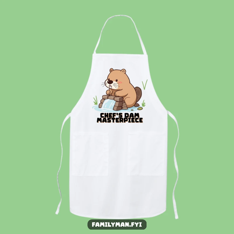 Funny Beaver Workshop Apron - Hilarious Gift for DIY Masters