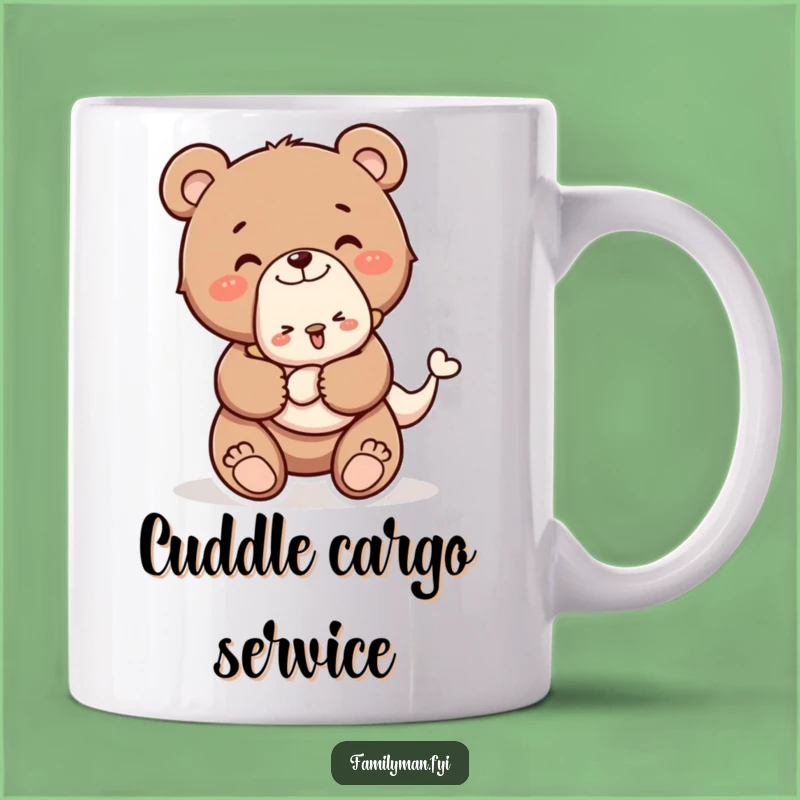 Funny Piggyback Bear Cub Mug: Adorable & Hilarious Gift for Animal Lovers