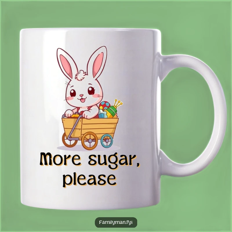 Funny Rabbit Toy Collector Mug: Determined Hoarder, Hilarious Funny Gift Idea