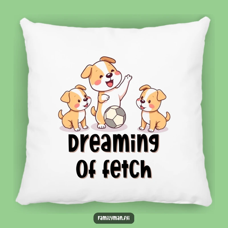 Funny Dog & Puppies Pillow: Cozy Comfort and Playful Vibes