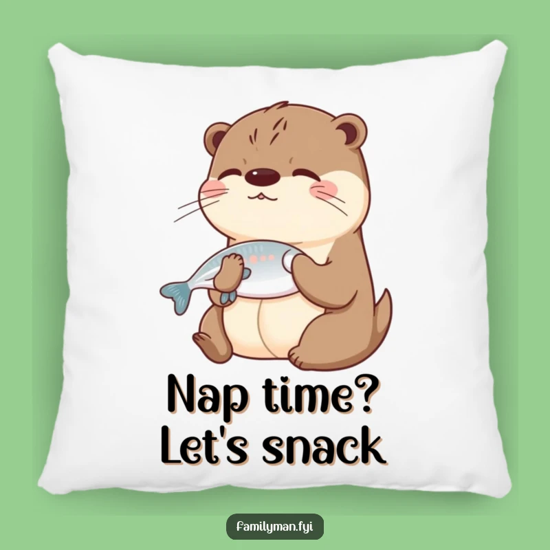 Funny Otter Hug Pillow - Cozy & Hilarious Gift for Ultimate Comfort