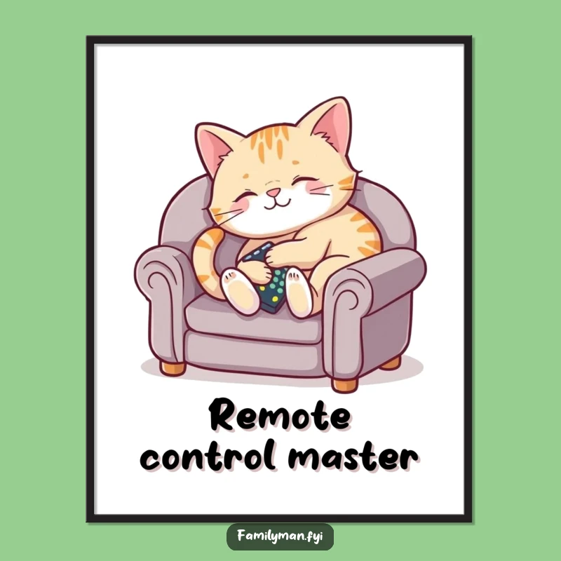 Funny Content Cat Digital Art: Hilarious Downloadable Gift for Cat Lovers