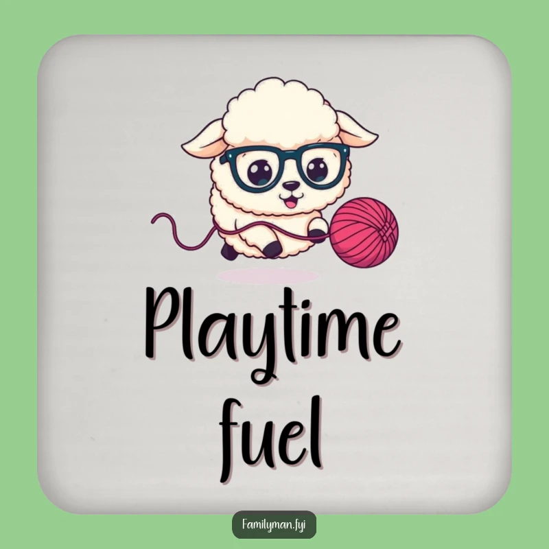 Funny Sheep Dog Yarn Coasters: Protect Tables with Playful Pups!