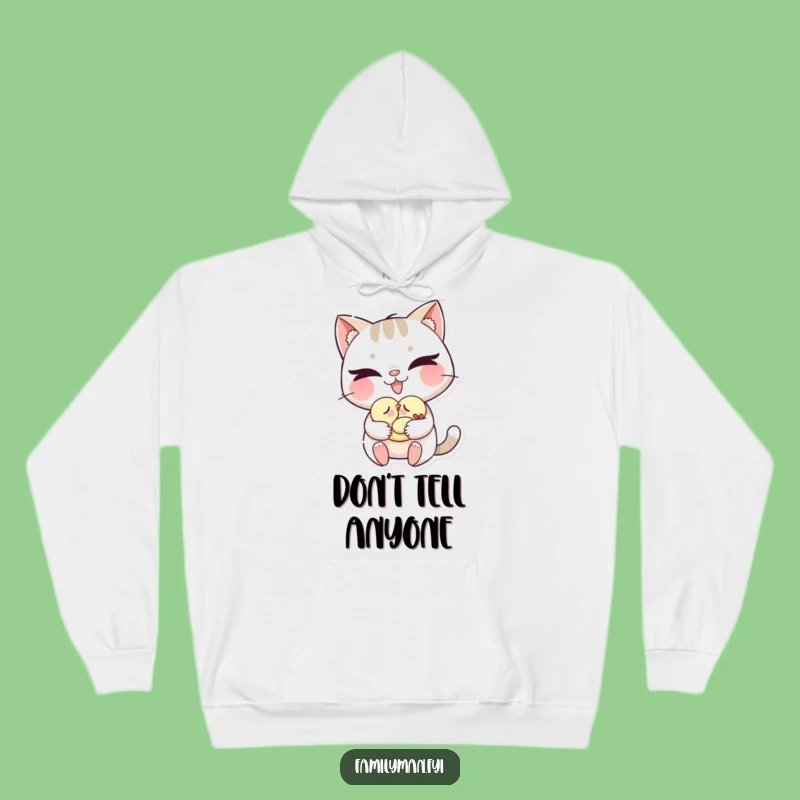 Funny Cat Hoodie: Gentle Nursemaid Feline, Cozy and Comfy Funny Gift Apparel