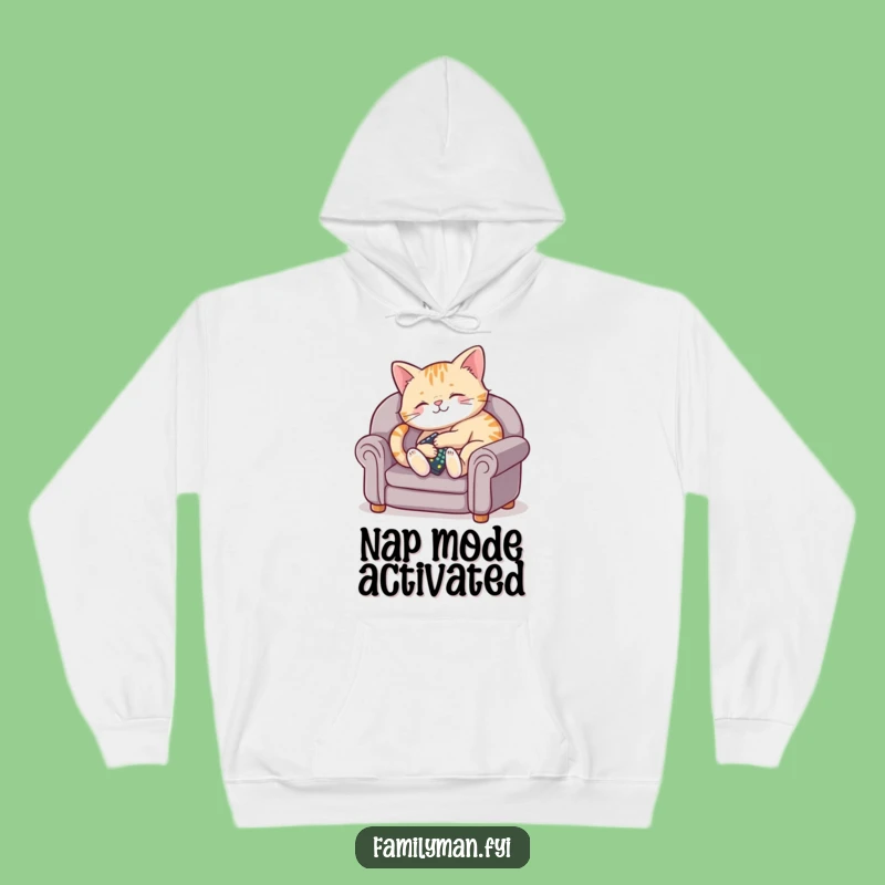 Funny Content Cat Hoodie: Cozy Gift for Ultimate Chill Vibes