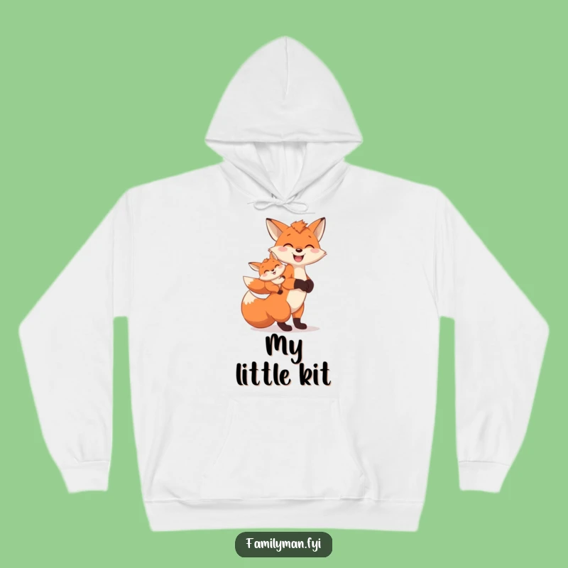 Funny Fox Dad Hoodie: Cozy Companion Sweatshirt, Ideal Family Gift
