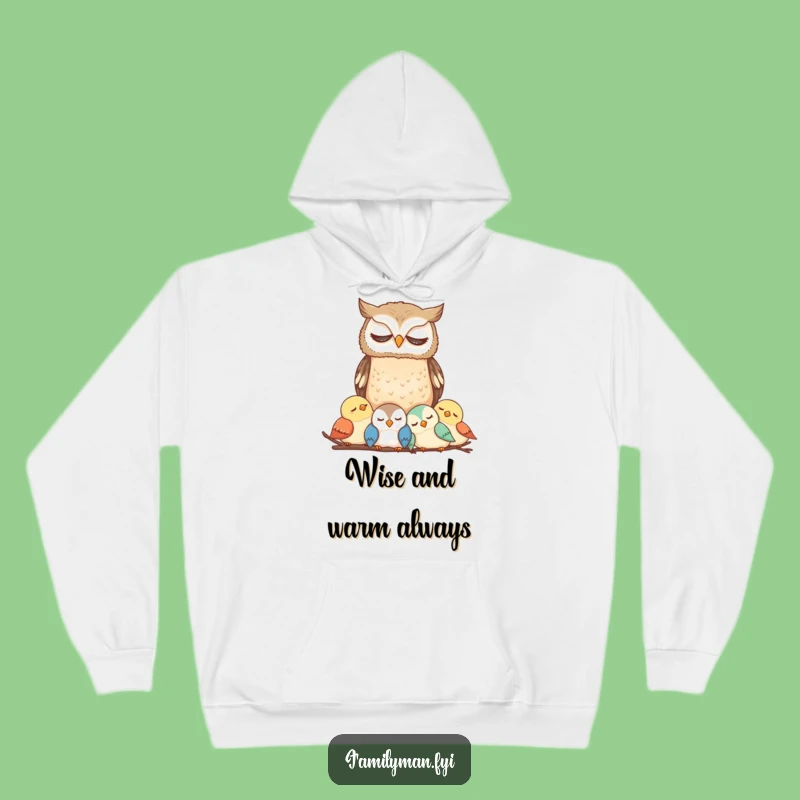 Funny Cozy Owl Hoodie - Warm & Hilarious Gift for Ultimate Comfort