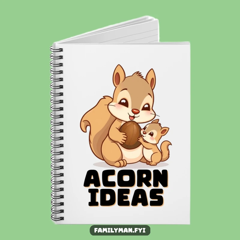 Funny Dad Squirrel Notebook - Journal Your Generous Moments Gift