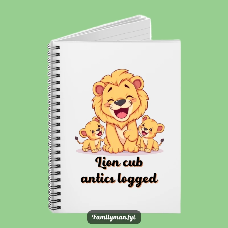 Funny Dad Lion Notebook: Happy Fatherhood Journal for Ideas