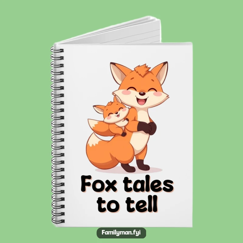 Funny Fox Dad Notebook: Companion Journal, Perfect Family Gift