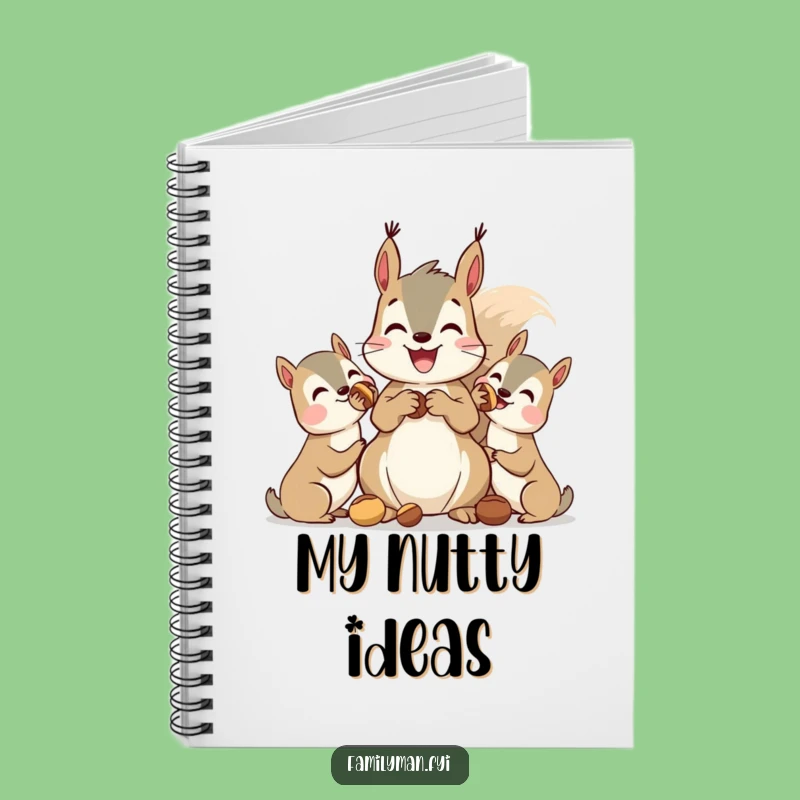Funny Squirrel Notebook: Sharing Ideas, Creative & Humorous Journal Gift