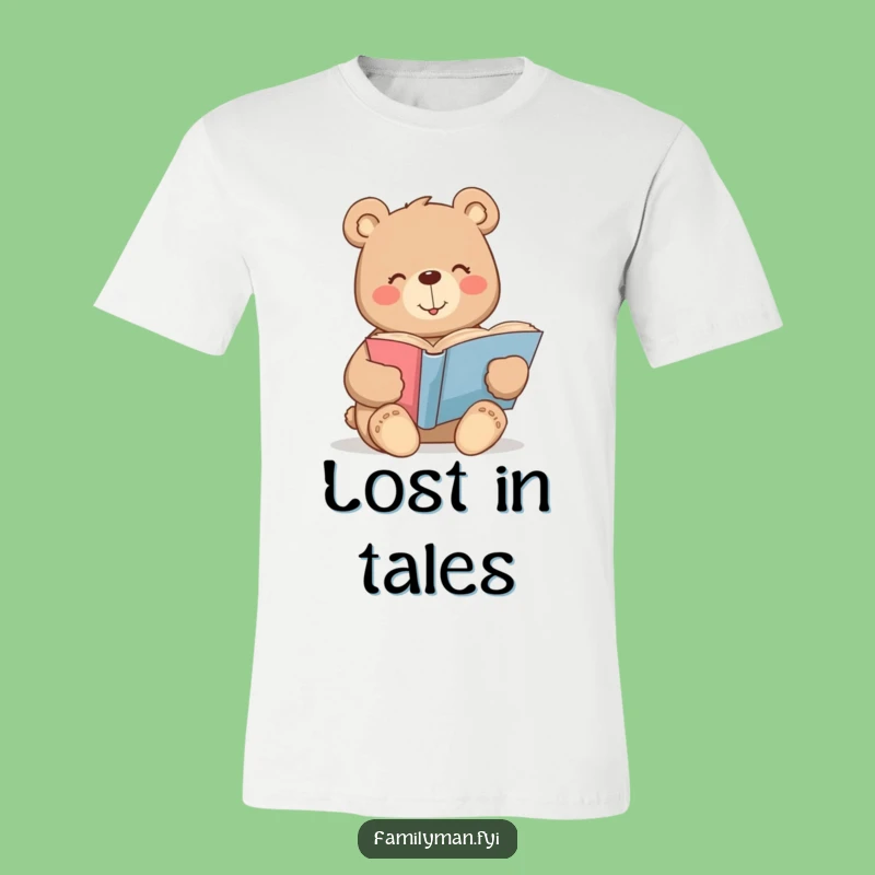 Funny Bear T-Shirt: Cozy Reader, Relaxing and Funny Gift Apparel