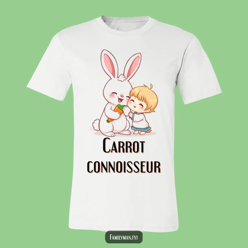 Funny Rabbit & Child T-Shirt: Wear Kindness and Humor