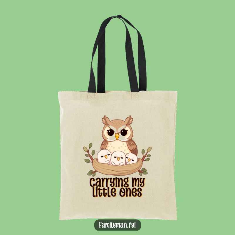 Funny Owl Guardian Tote Bag: Practical and Funny Gift for Everyday!