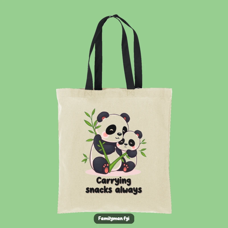 Funny Panda Picnic Tote Bag: Carry Fun and Funny Gifts!